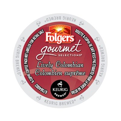 Keurig K-Cups Folgers Lively Colombian