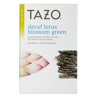 tazo decaf lotus blossom green tea